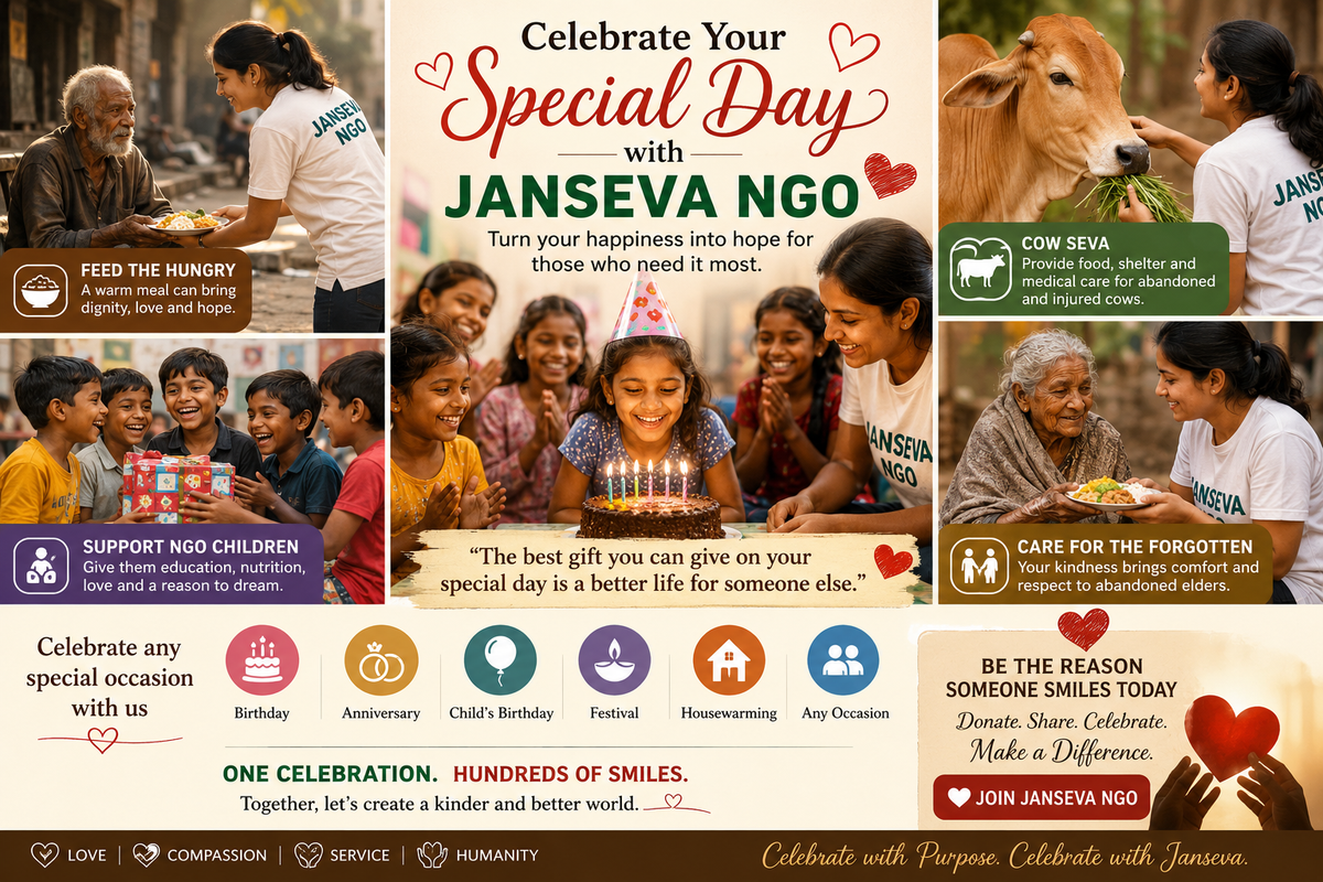 Celebrate Your Special Day with Homeless Children and Elders
